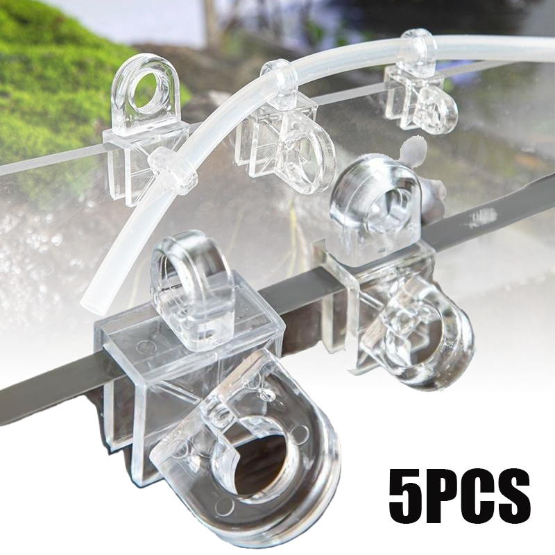 Aquaculture Aerator Pump - 5PCS Aquarium Fixing Clip Fish Tank