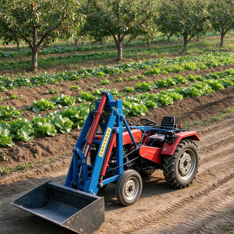Agriculture Gardening Farming - Compact Hydraulic Farm Tractor Front Loader