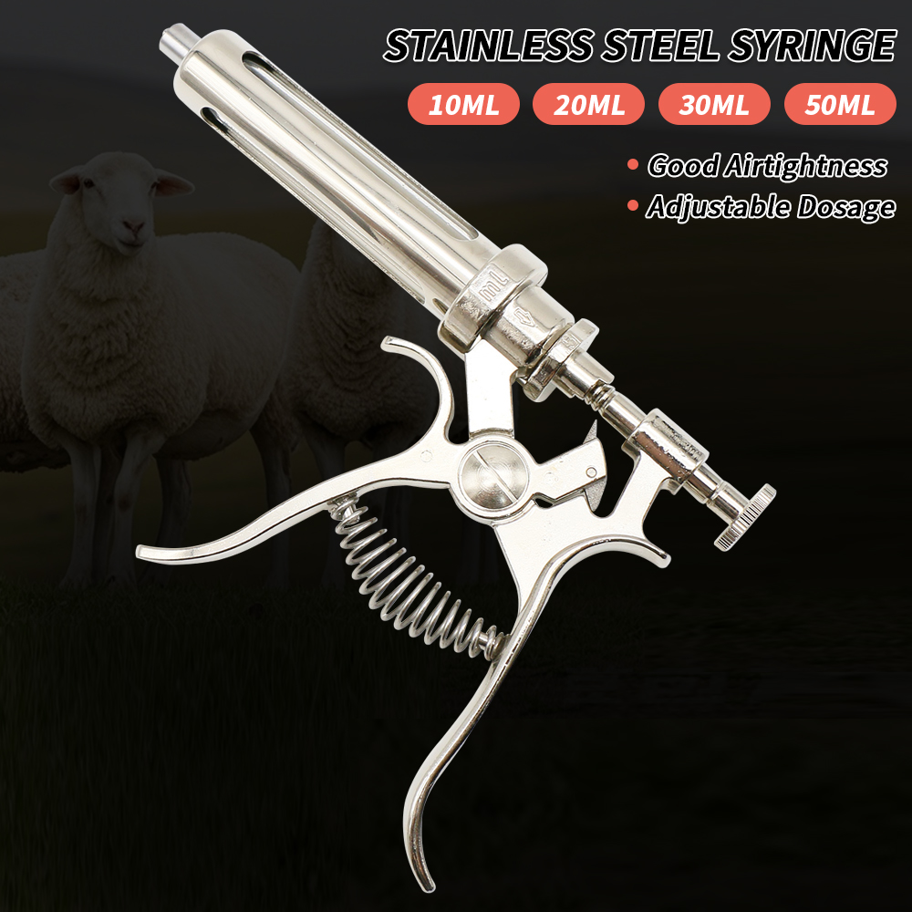 10-50ml Veterinary Continuos S - огляд і ціна Veterinary Syringe Gun