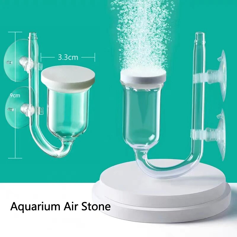 1Set Glass Air Pump Sand Stone - огляд і ціна Aquaculture Aerator Pump