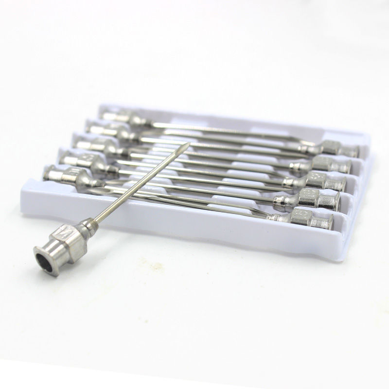 10pcs Stainless Steel Veterina - огляд і ціна Veterinary Syringe Gun
