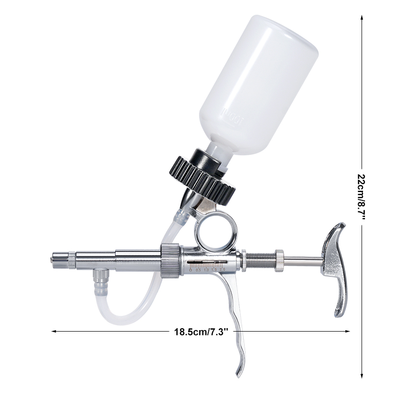2/5ML Vaccine Injector Veterin - огляд і ціна Veterinary Syringe Gun