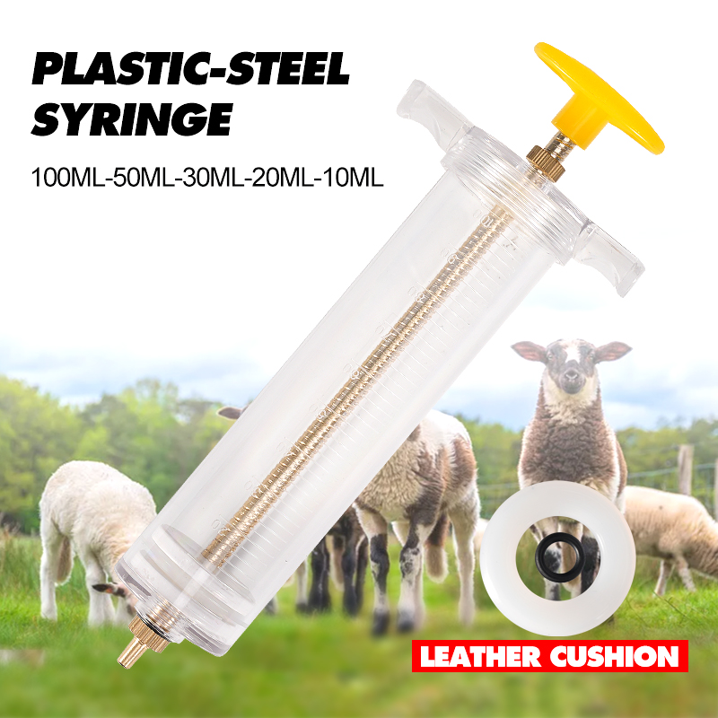 10/20/30/50/100ml Adjustable D - огляд і ціна Veterinary Syringe Gun